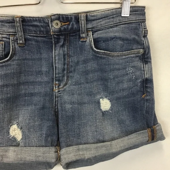 Anthropologie Pilcro and the Letterpress Slim Boyfriend Denim Shorts Size 27 - Picture 7 of 11